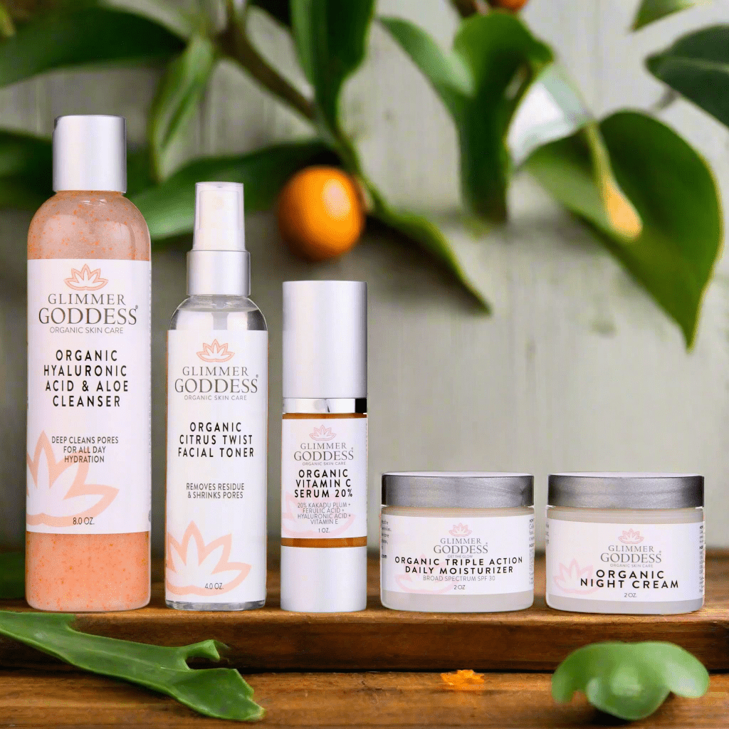 Complete Organic Anti-Wrinkle 5-Step Kit with Vitamin C & SPF 30